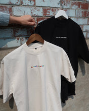 Load image into Gallery viewer, LOVE WHO YOU WANT relaxed heavy tee (BLACK)