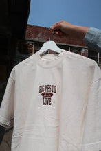 Load image into Gallery viewer, BIG YES TO LOVE heavy tee (CREAM)