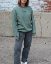 Load image into Gallery viewer, love who you want Relaxed Crewneck (SAGE)