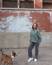 Load image into Gallery viewer, love who you want Relaxed Crewneck (SAGE)