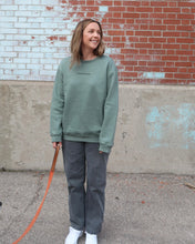 Load image into Gallery viewer, love who you want Relaxed Crewneck (SAGE)