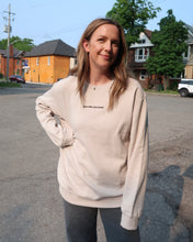 Load image into Gallery viewer, love who you want Relaxed Crewneck (OFF WHITE)