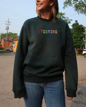 Load image into Gallery viewer, EVERYONE Relaxed Crewneck (DARK GREEN)