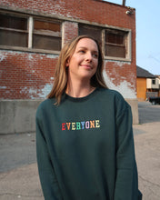 Load image into Gallery viewer, EVERYONE Relaxed Crewneck (DARK GREEN)