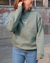 Load image into Gallery viewer, BIG YES TO LOVE Relaxed Crewneck (SAGE)
