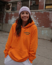 Load image into Gallery viewer, LOVE over hate HOODIE (Orange)