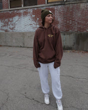 Load image into Gallery viewer, LOVE over hate HOODIE (Brown)
