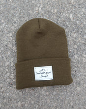 Load image into Gallery viewer, &quot;COMMON LOVE&quot; BEANIE/TOQUE (Olive)
