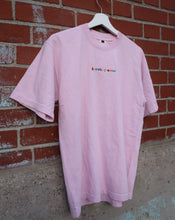Load image into Gallery viewer, LOVE WHO YOU WANT heavy tee (LIGHT PINK)