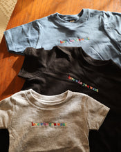 Load image into Gallery viewer, LWYW BABIES/KIDS heavy tee (BLUE)