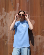 Load image into Gallery viewer, GIRLS GAYS & THEYS tee (LIGHT BLUE)