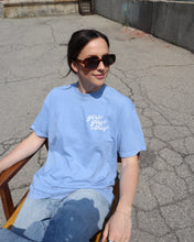 Load image into Gallery viewer, GIRLS GAYS & THEYS tee (LIGHT BLUE)