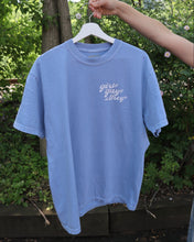 Load image into Gallery viewer, GIRLS GAYS & THEYS tee (LIGHT BLUE)