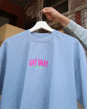 Load image into Gallery viewer, GAY OKAY heavy tee (BLUE)