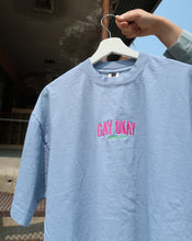 Load image into Gallery viewer, GAY OKAY heavy tee (BLUE)