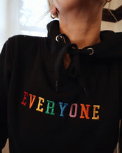 Load image into Gallery viewer, "EVERYONE" HOODIE (Black)