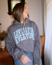 Load image into Gallery viewer, "LOVE IS" HOODIE (Dark Grey)