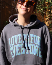 Load image into Gallery viewer, "LOVE IS" HOODIE (Dark Grey)