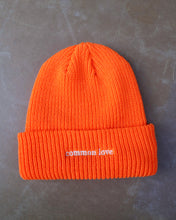 Load image into Gallery viewer, "COMMON LOVE" BEANIE/TOQUE (Safety Orange)