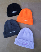 Load image into Gallery viewer, "COMMON LOVE" BEANIE/TOQUE (Charcoal)
