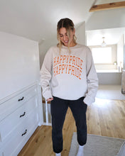 Load image into Gallery viewer, "HAPPY PRIDE" Relaxed Crewneck (VINTAGE RUST)