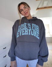 Load image into Gallery viewer, "LOVE IS" HOODIE (Dark Grey)