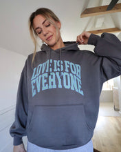 Load image into Gallery viewer, "LOVE IS" HOODIE (Dark Grey)