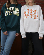 Load image into Gallery viewer, "HAPPY PRIDE" Relaxed Crewneck (VINTAGE RUST)