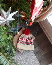 Load image into Gallery viewer, 'ALL LOVE' TOQUE/BEANIE (Kevin McCallister Red & Navy)