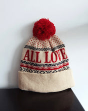 Load image into Gallery viewer, 'ALL LOVE' TOQUE/BEANIE (Kevin McCallister Red & Navy)
