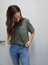 Load image into Gallery viewer, "COMMON LOVE" TEE (Dark Sage Green)