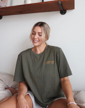 Load image into Gallery viewer, "COMMON LOVE" TEE (Dark Sage Green)