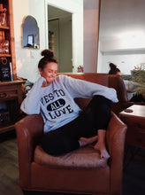 Load image into Gallery viewer, ALL LOVE Oversized Crew (Heather Grey)