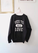 Load image into Gallery viewer, ALL LOVE Oversized Crew (Black)