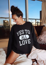 Load image into Gallery viewer, ALL LOVE Oversized Crew (Black)