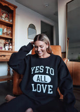 Load image into Gallery viewer, ALL LOVE Oversized Crew (Black)