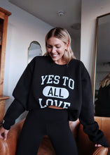 Load image into Gallery viewer, ALL LOVE Oversized Crew (Black)