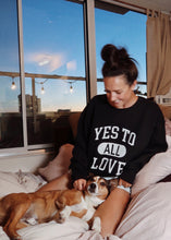 Load image into Gallery viewer, ALL LOVE Oversized Crew (Black)