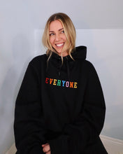 Load image into Gallery viewer, "EVERYONE" HOODIE (Black)