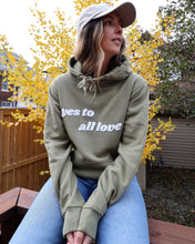 Load image into Gallery viewer, "SAY YES TO" HOODIE (Olive)