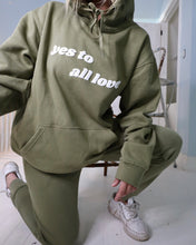 Load image into Gallery viewer, "SAY YES TO" HOODIE (Olive)