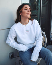 Load image into Gallery viewer, LOVE OVER HATE Crewneck (White)
