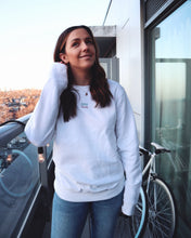 Load image into Gallery viewer, LOVE OVER HATE Crewneck (White)