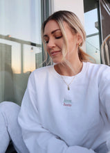 Load image into Gallery viewer, LOVE OVER HATE Crewneck (White)