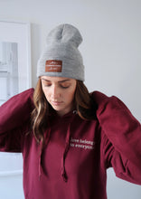 Load image into Gallery viewer, "LOVE BELONGS" HOODIE (Maroon)