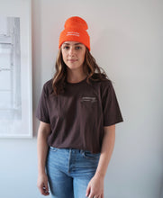 Load image into Gallery viewer, "COMMON LOVE" TEE (Cream on Taupe Brown)