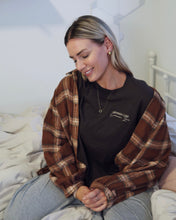 Load image into Gallery viewer, "COMMON LOVE" TEE (Cream on Taupe Brown)