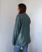 Load image into Gallery viewer, "LOVE IS LOVE" OVERSIZED LONG SLEEVE (Spruce)