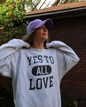 Load image into Gallery viewer, ALL LOVE Oversized Crew (Heather Grey)