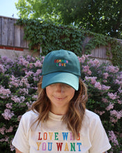 Load image into Gallery viewer, COMMON LOVE Dad Hat (Forest Green)